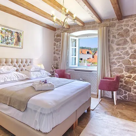 Beachfront House With Hot Tubcavtat, Dubrovnik - 25441 펜션 *